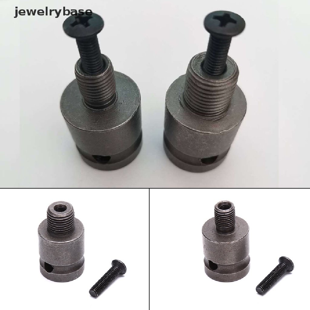 [jewelrybase] Electric Wrench Drill Chuck Adapter 3/8 1/2 Conversion Thread Drill Chuck Post Boutique