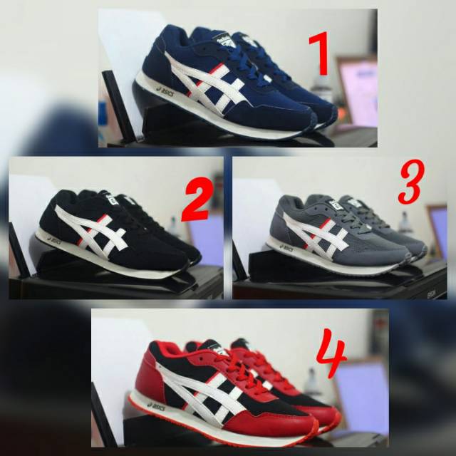 sepatu pria sepatu joging sepatu asics