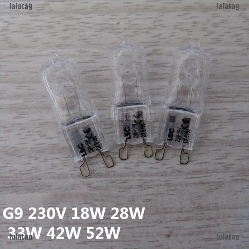 (Lala) 10pcs Lampu Oven G9 25w 28w 40w 60w