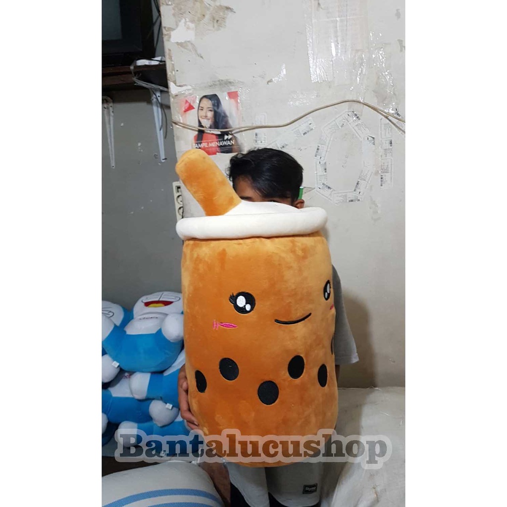 Boneka Boba Bantal Boba Super Jumbo Viral Yelvo 60CM