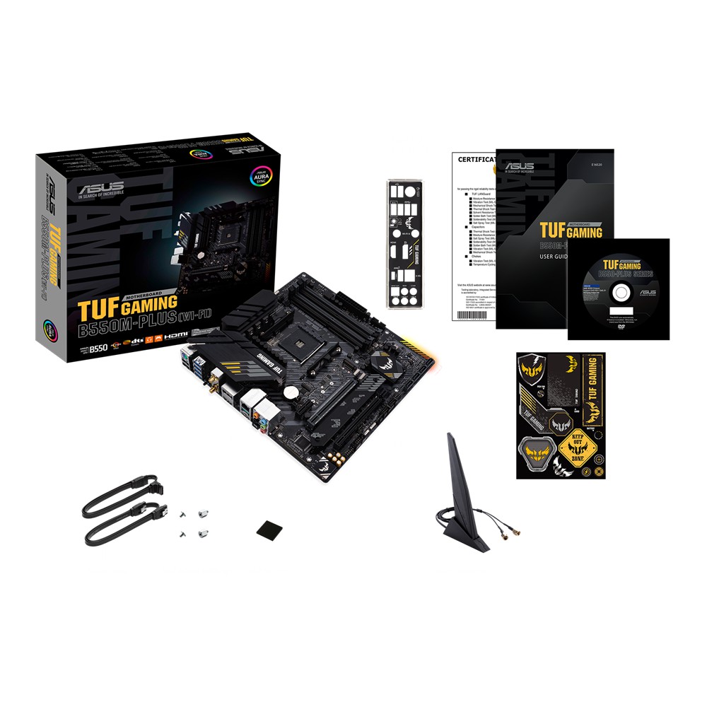 MAINBOARD / MOTHERBOARD AM4 ASUS TUF B550M PLUS GAMING WIFI