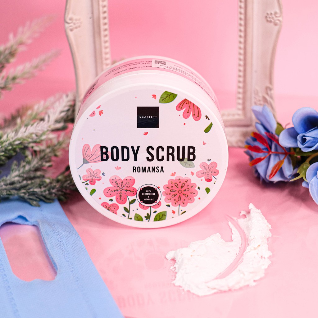 SCARLETT WHITENING  BODY SCRUB ROMANSA - SF - PERAWATAN KULIT DAN WAJAH