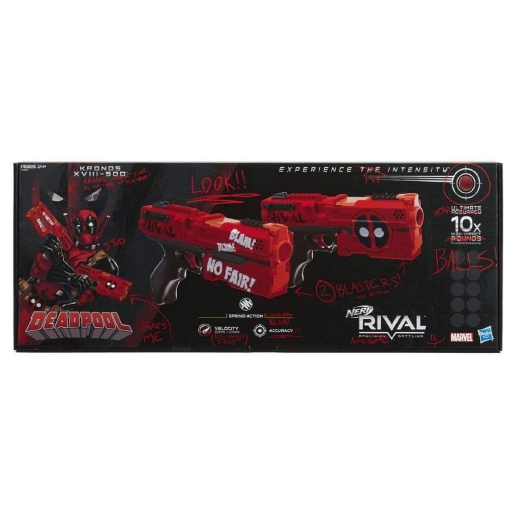 Nerf Rival Deadpool Kronos XVIII-500 2/Dual Pack (Box Damaged)