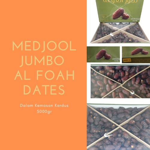 

[ COD ] KURMA MEDJOOL ALFOAH JUMBO A 5KG / MEDJOOL PALESTINE / MEDJOUL