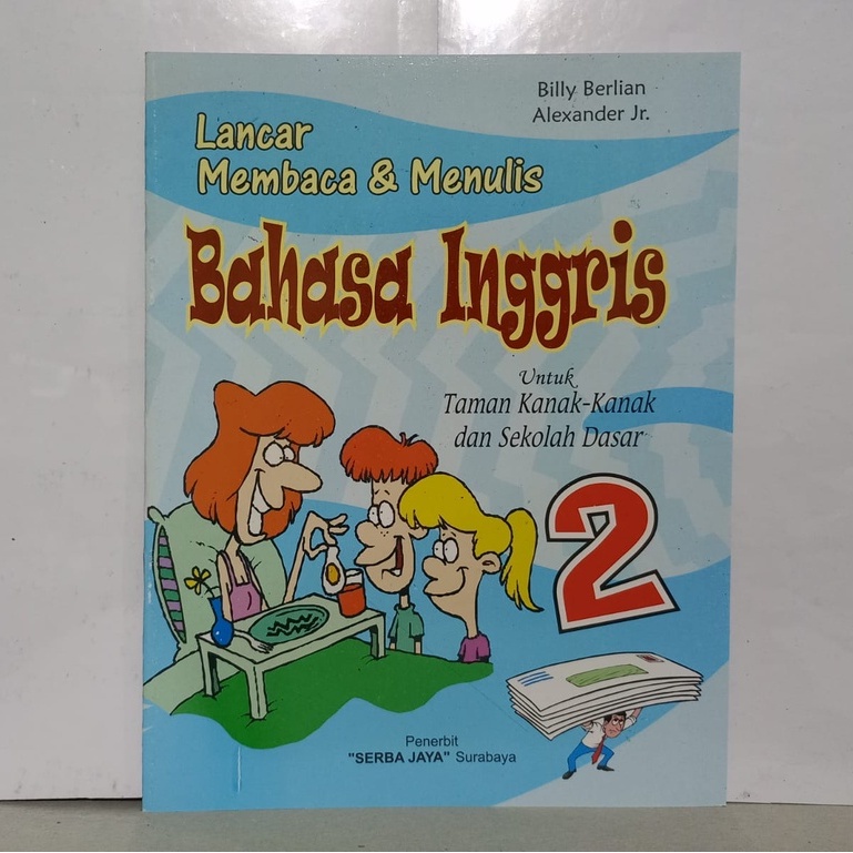 Buku Anak Lancar Membaca &amp; Menulis Bahasa Inggris 3 untuk TK SD Serba Jaya