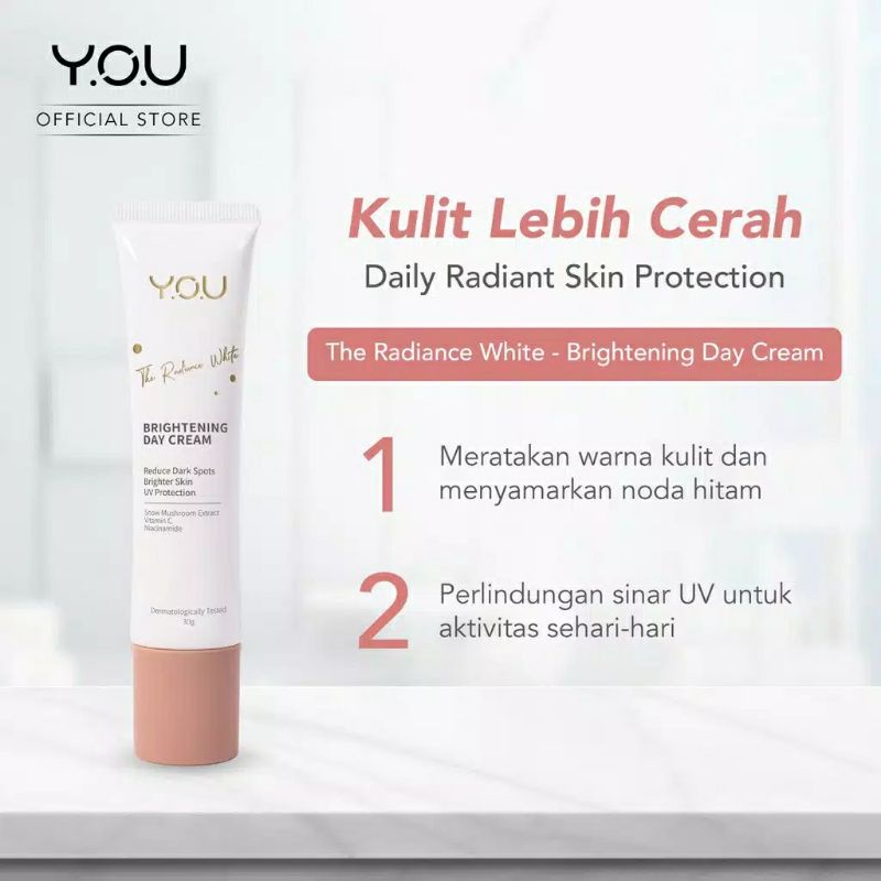 YOU (Y.O.U) RADIANCE ADVANCED DAY CREAM 30g