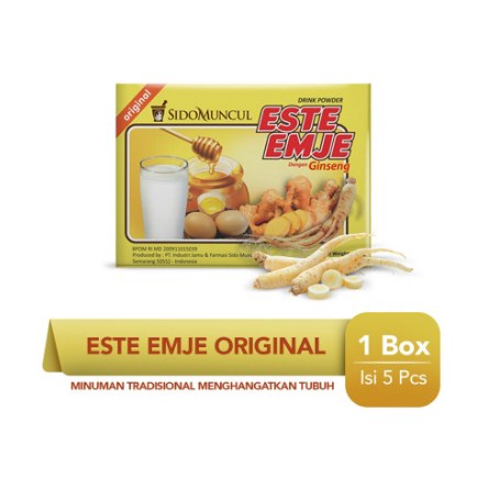 

Este Emje Original - Menghangatkan Badan - Sidomuncul Isi 5 Sachet