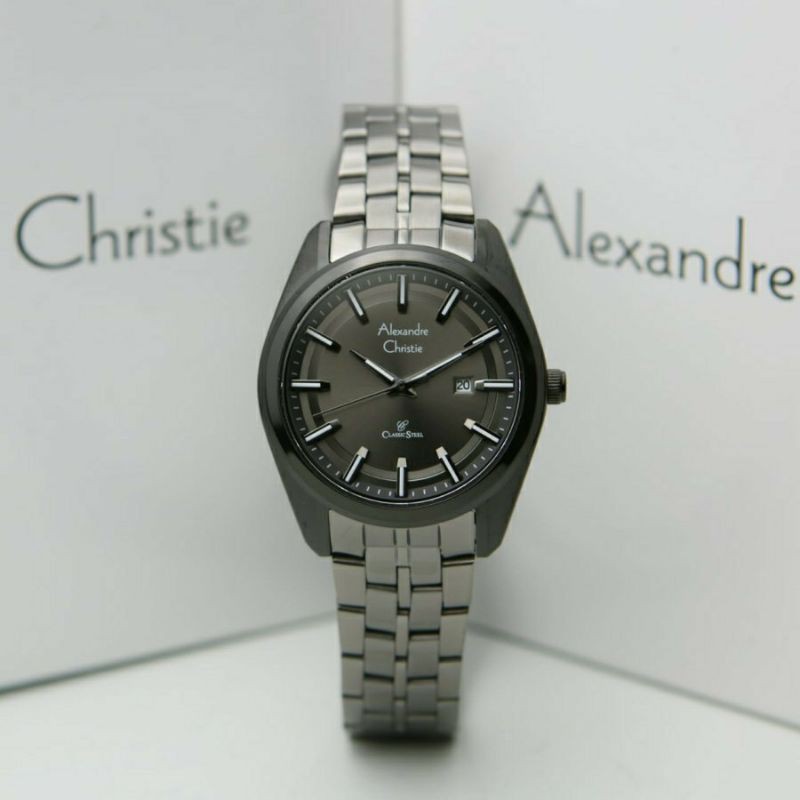 Jam Tangan Alexandre Christie 8637 AC8637 AC 8637 Silver Original Garansi Resmi