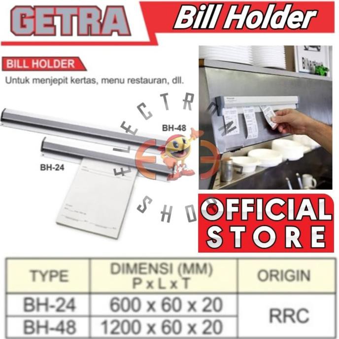 

GETRA BH 48 - Bill Holder - Alat Penjepit Kertas Menu