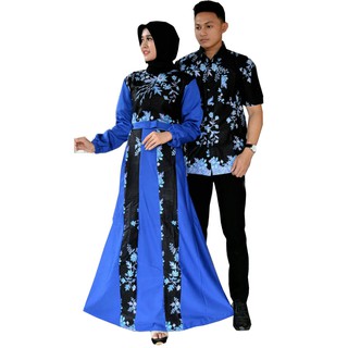  Batik  Sarimbit Couple Bunga  Anggrek  Bisa Pisah Batik  