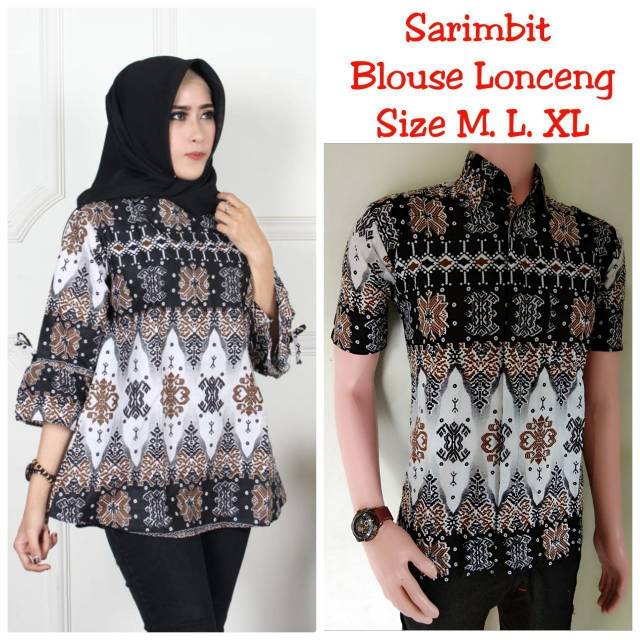 GROSIR COUPLE BATIK BLUS MERAK