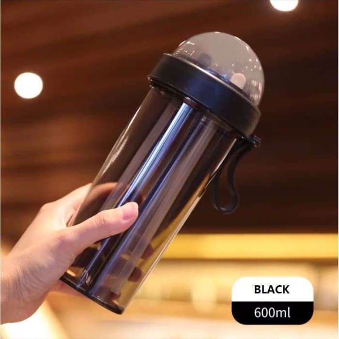 Botol Minum Dua Sisi dengan Sedotan Duet Couple bottle 600ml