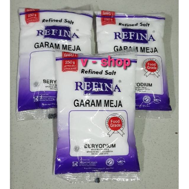 

REFINA / DAUN - Garam Meja / Dapur Beryodium 250 gram