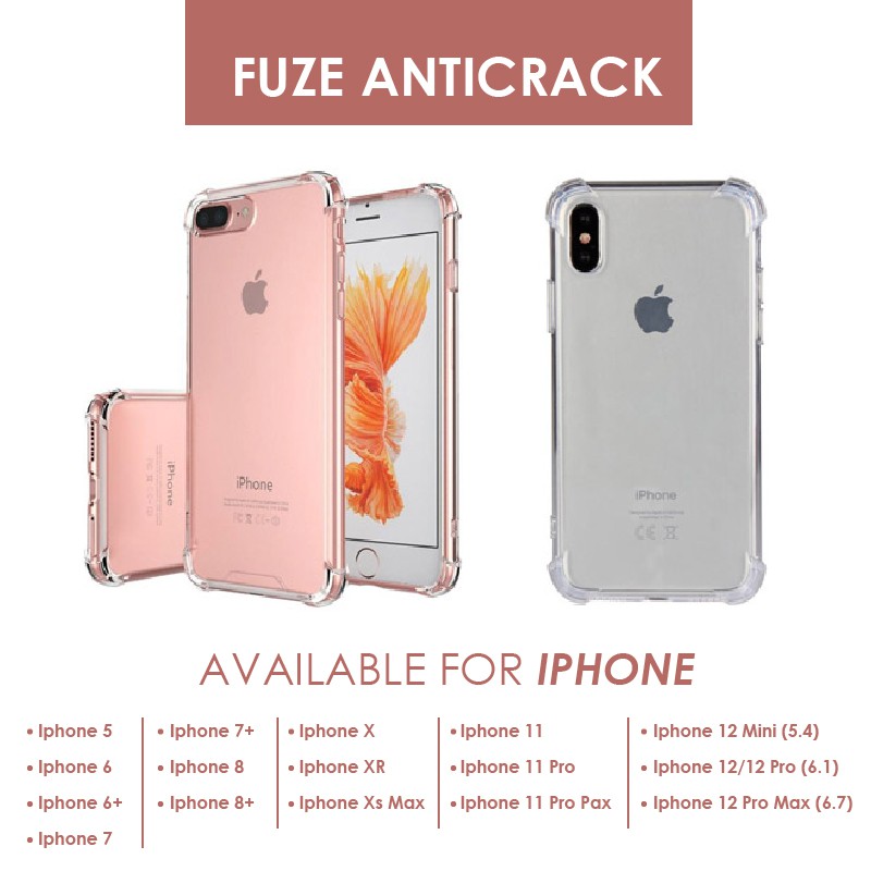 FUZE ANTICRACK CASE IPHONE 6 7 8 PLUS X XR XS MAX 11 11 PRO 11 PRO 11 PRO MAX