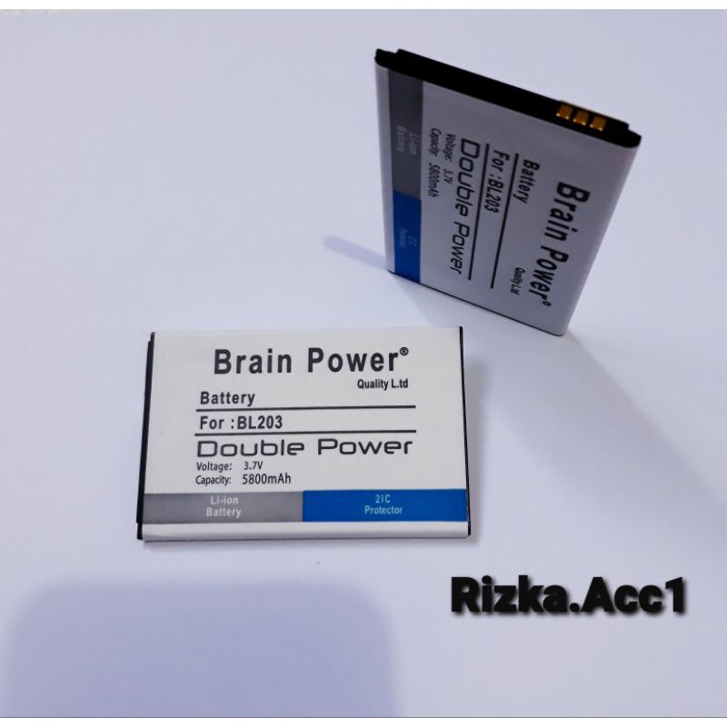 Baterai Lenovo A369 A316 A369i A66 A278 BL203 BL-214 Brain Power Battery Hp