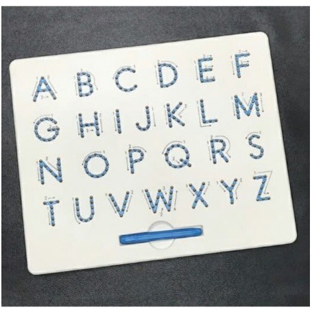 MAGNATAB ALPHABET/ Huruf Besar/ Huruf Kecil/ Magnet Maze/ Mainan Edukasi