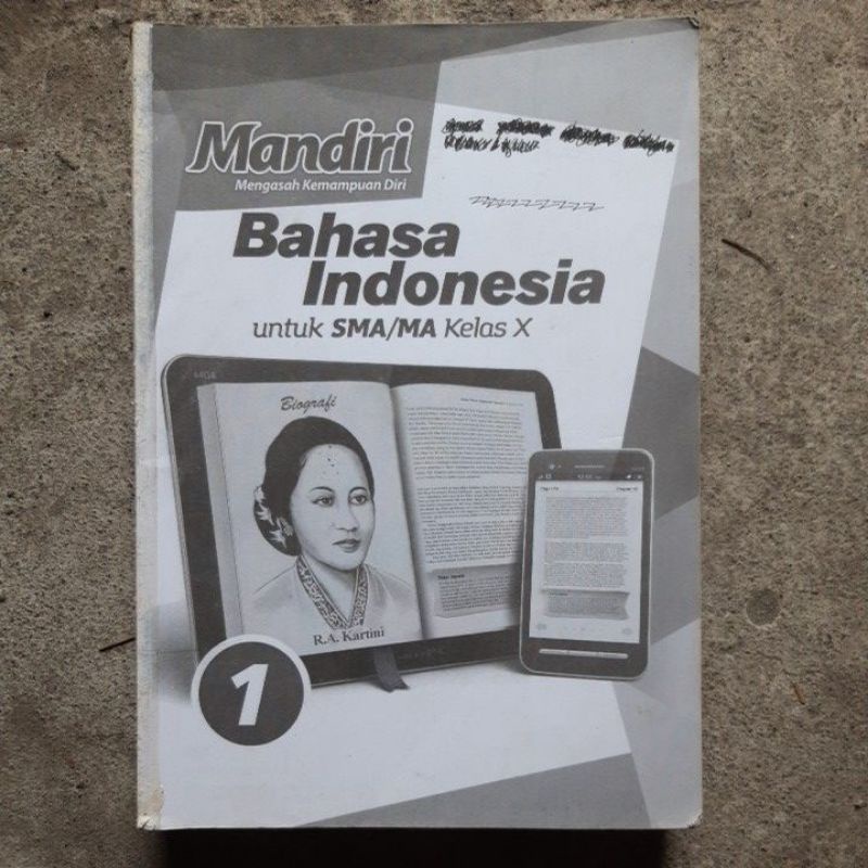 buku Mandiri Bahasa Indonesia sma kls 10.11.12 revisi kurikulum 13-10 tanpa cover