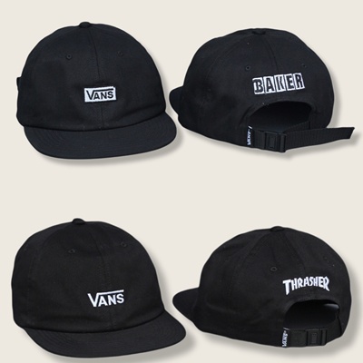 Topi Vans X Thrasher / Vans X Baker | Topi baseball | 6 panel | Topi Distro