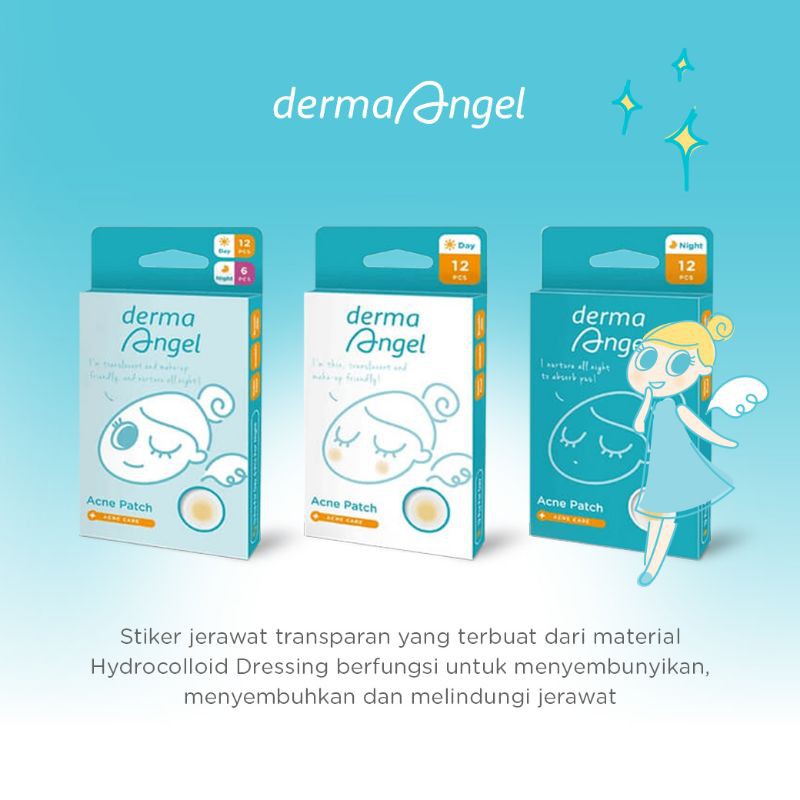 [BPOM] Derma Angel Acne Patch (Day/Night/Mix) / Salicylic Acid