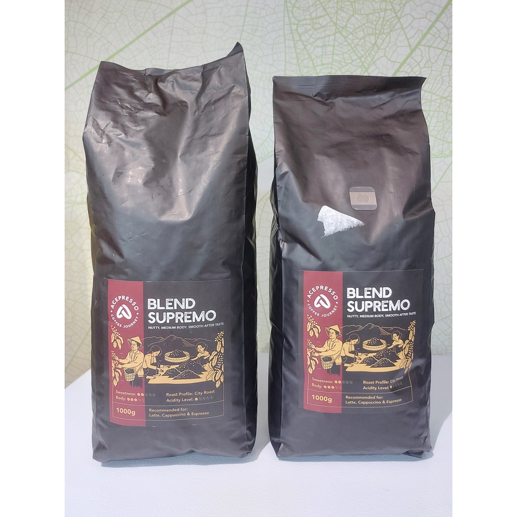 BIJI KOPI SUPREMO / ACEPRESSO SUPREMO BIJI KOPI / COFFEE BEAN 1KG