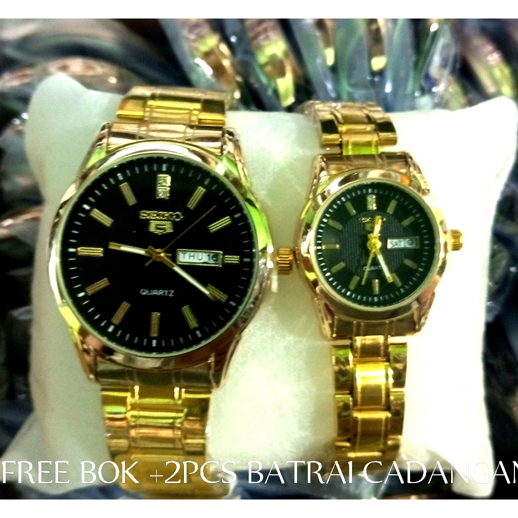 Jam Tangan SEIKO Couple Anti Air | Jam Tangan Pria Wanita Bisa satuan /COD / Terbaru/Terlaris