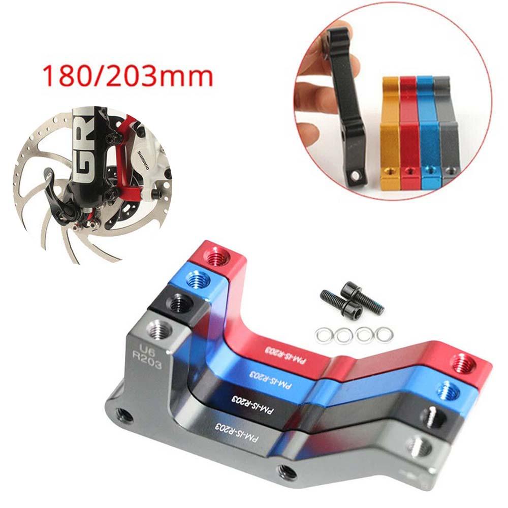 Adapter Rem Cakram Agustinina Depan/Belakang Post Mount Aksesoris Sepeda Rotor Paduan Aluminium180/203mm Adaptor Rem