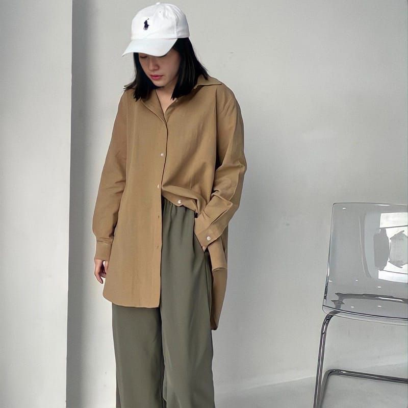 Kemeja wanita oversize linen terbaru /// kemeja oversize olivia shirt lengan panjang