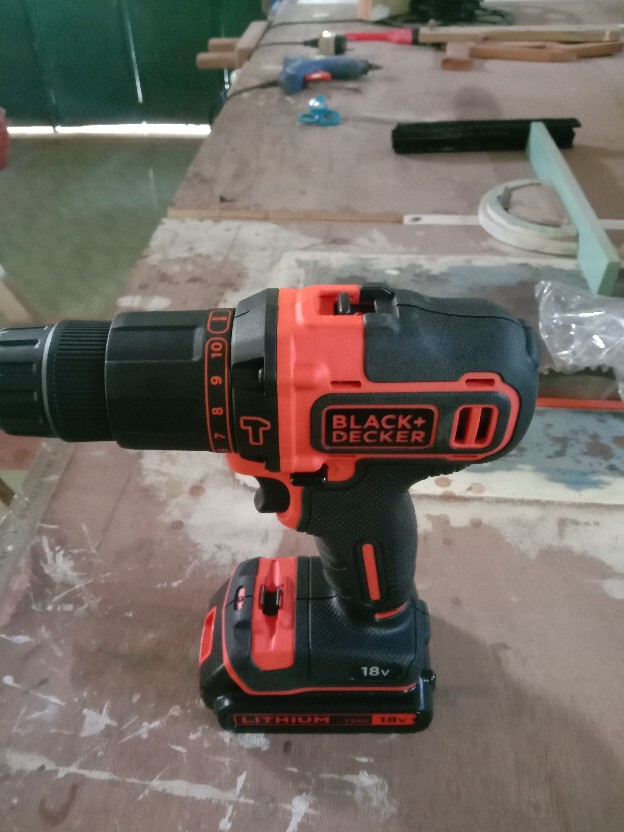 Cordless Black Decker Bdchd18k Bor Baterai 18v