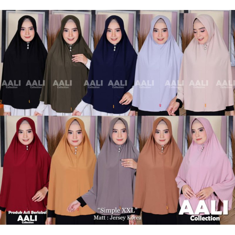 Aali Collection Jilbab Polos Xxl Jersy Korea