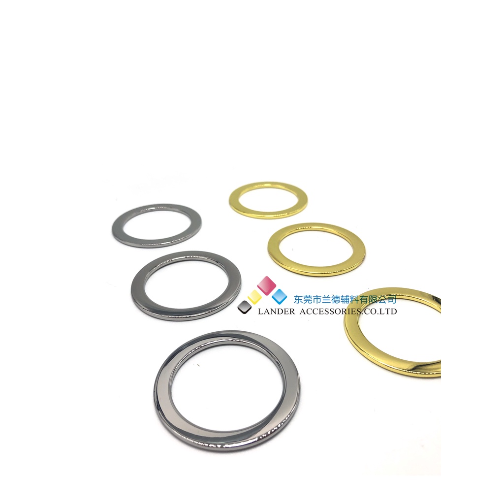 Lander Ring O - Ring Bulat - Metal - Aksesories tas - 40mm - FX2464