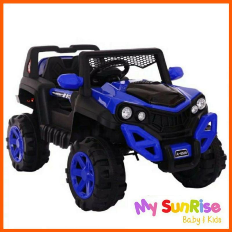 Mobil Aki Besar / Mobil Aki Anak Jeep A-6500 Mokidz Jeep A 6500