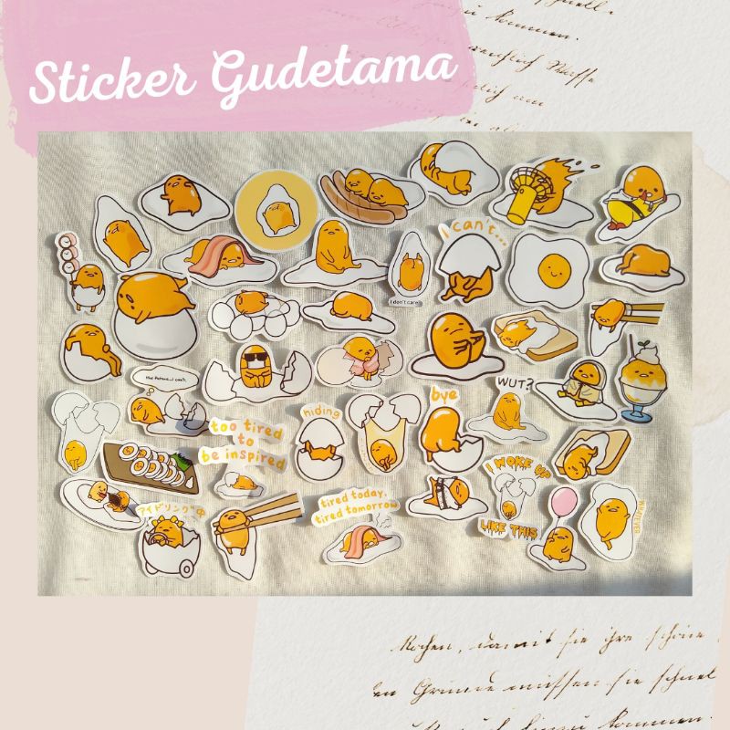 

STIKER DECORATION SCRAPBOOK GUDETAMA SERIES