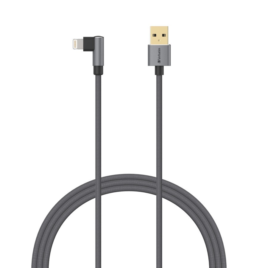 Kabel Data Verbatim L-Shaped Lightning to USB A 120cm - Verbatim 66191