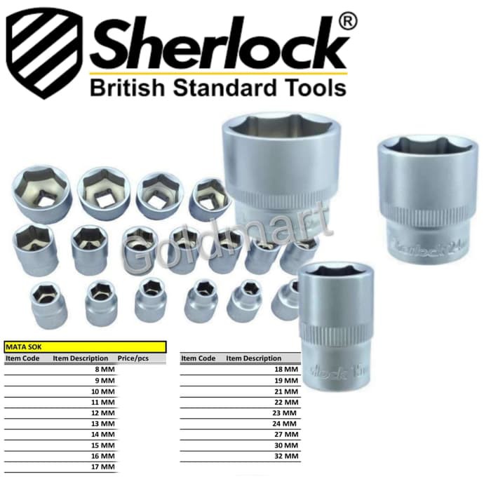 Promo Sherlock Mata Kunci Sok 30mm Berkualitas