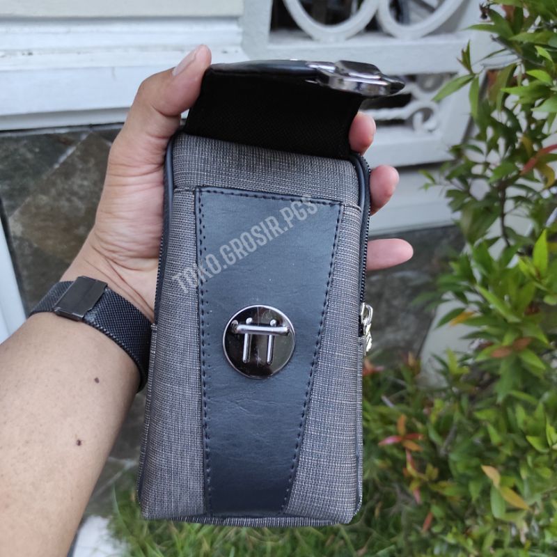 Tas Tempat Hp | Sling Phone Sarung Dompet Hp 2 Slot Premium