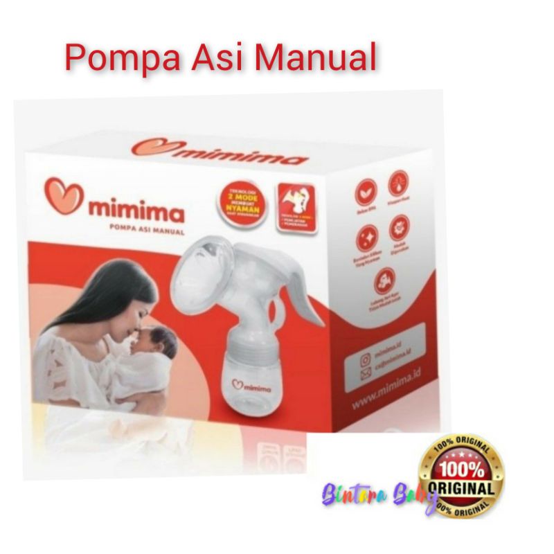 Pompa Asi Perlengkapan Ibu Menyusui Mimima Plastik Asi Mimima