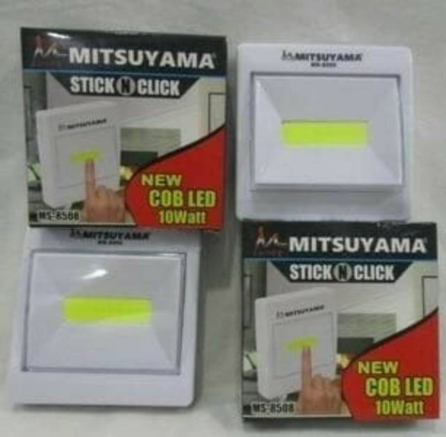 Lampu Tempel Dinding Magnet / Stick N Click COB LED 10 Watt  MS-8508