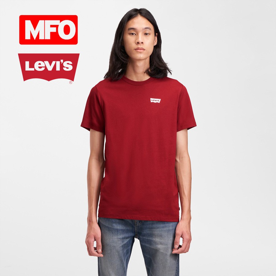 ORIGINAL ORI KAOS PRIA LEVIS PERF GRAPHIC TEE COOLMAX2 BIKING RED 679830012