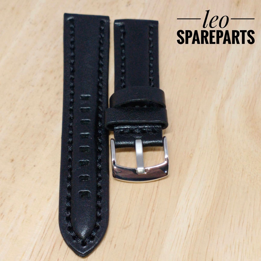 Tali jam kulit / 22 mm