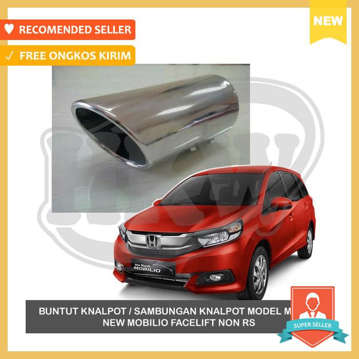 Buntut Knalpot/Ujung Knalpot Model Miring New Mobilio Facelift Non Rs