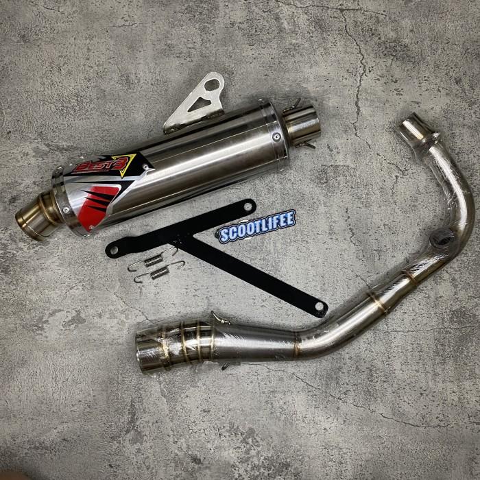 Knalpot | Knalpot Best 3 Fullsystem For All Modern Vespa Sprint - Lx - S