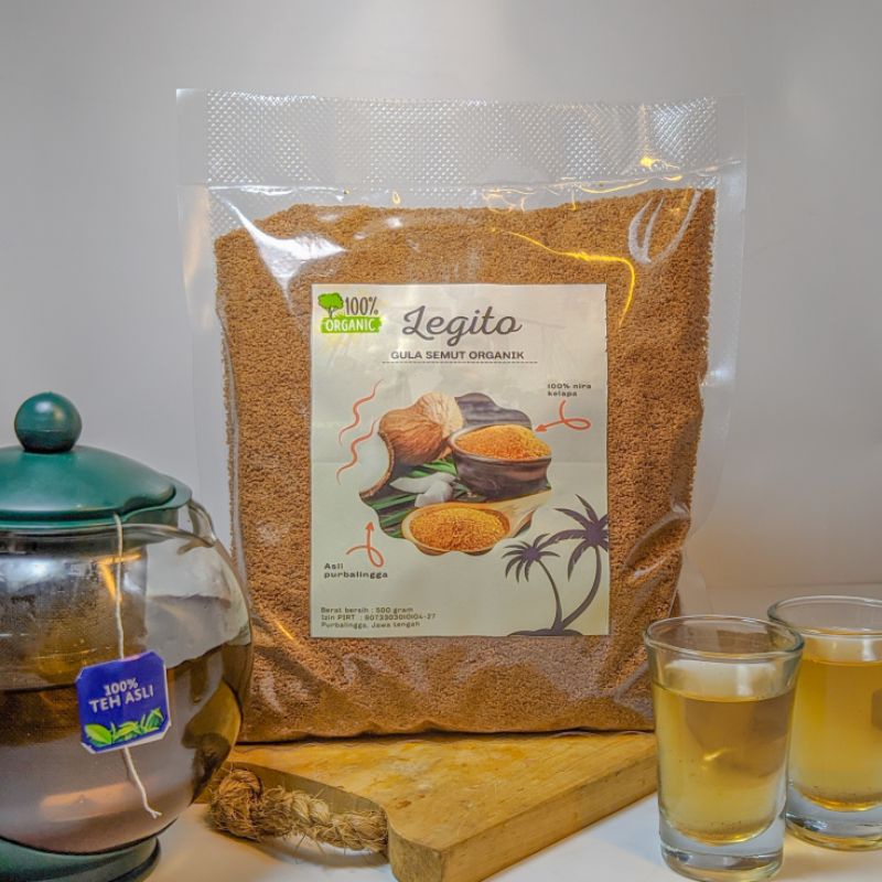

Gula semut organik 100% nira kelapa palm sugar 500gram