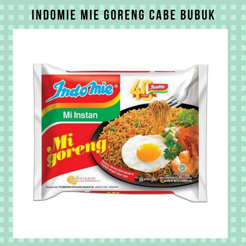 

Indomie Mie Goreng Cabe Bubuk Luar Pulau Jawa Khas Kalimantan Selatan Halal