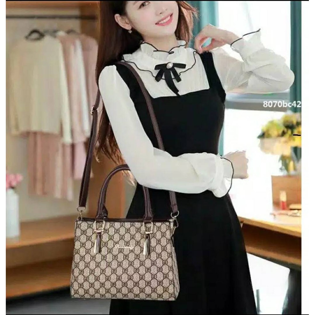 tt_Tas Selempang Tas Handbag PX138 Wanita cewek Pesta Kerja Kantor cantik modis elegan tali panjang