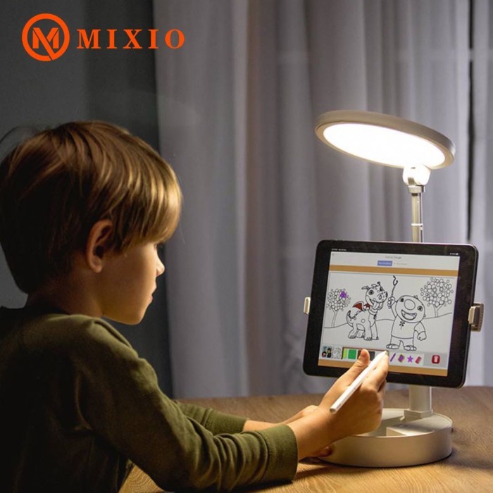 mixio k5 lampu meja belajar portable anti blue eyecare