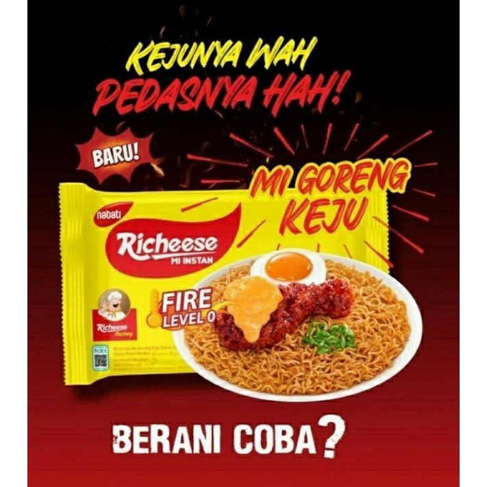 

Richeese Nabati Mie Goreng Keju