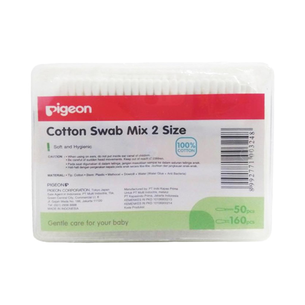 Pigeon Cotton Swab Mix 2 Size