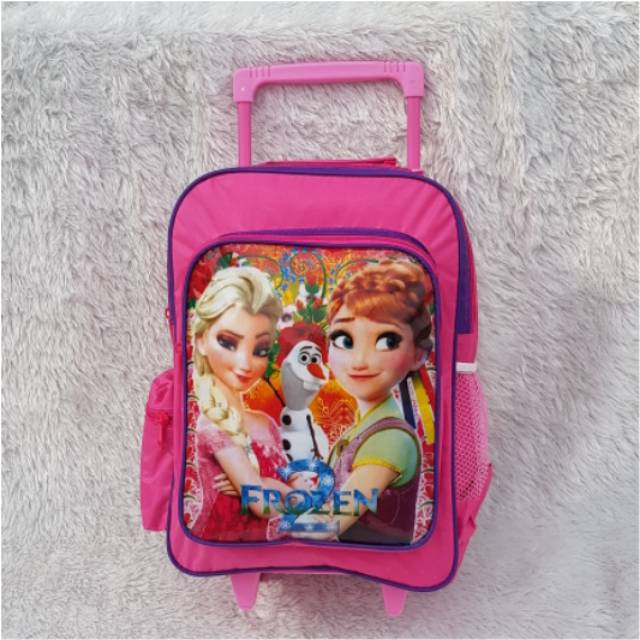 Tas anak frozen troley LOL cewek cowok