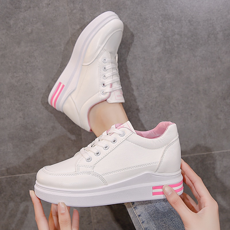 DNY Sepatu Sneaker Perempuan Fashion Sepatu Olahraga Outdoor import 0053-3