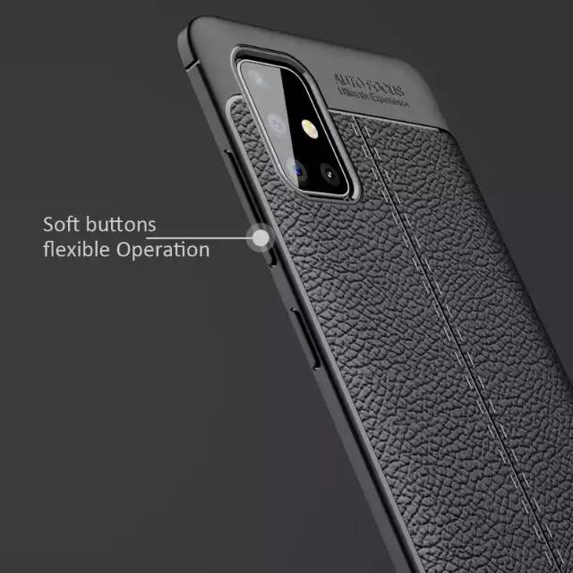 case Samsung A31/ A71 black cover Auto-focus